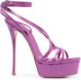 Le Silla Belen 145mm open-toe sandals Purple - Thumbnail 1