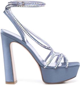 Le Silla Belen rhinestone-embellished sandals Blue