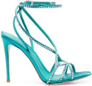 Le Silla Belen strap-design 110mm sandals Blue