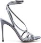 Le Silla Belen strap-design 110mm sandals Grey - Thumbnail 1