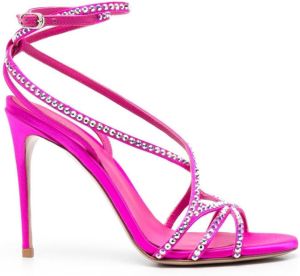 Le Silla Belen strap-design 110mm sandals Pink