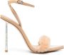 Le Silla Bella 105mm faux-fur sandals Neutrals - Thumbnail 1