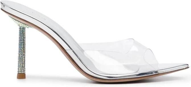 Le Silla Bella 120mm crystal-embellished sandals Silver