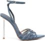 Le Silla Bella 120mm denim sandals Blue - Thumbnail 1