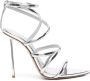 Le Silla Bella 120mm metallic sandals Silver - Thumbnail 1