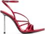 Le Silla Bella 120mm patent-leather sandals Red - Thumbnail 1