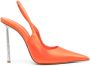 Le Silla Bella 125mm slingback pumps Orange - Thumbnail 1