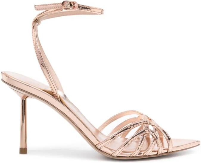 Le Silla Bella 80mm metallic sandals Pink
