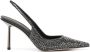 Le Silla Bella 90mm crystal-embellished pumps Black - Thumbnail 1