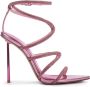 Le Silla Bella crystal-embellished wrap sandals Pink - Thumbnail 1