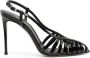 Le Silla Cage 110mm slingback sandals Black - Thumbnail 1