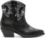 Le Silla Christine 70mm leather boots Black - Thumbnail 1