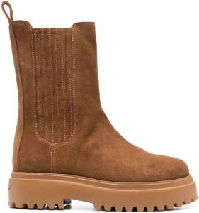 Le Silla chunky suede boots Brown