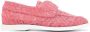 Le Silla Claire floral lace loafers Pink - Thumbnail 1