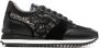 Le Silla Claire lace-embellished leather sneakers Black - Thumbnail 1