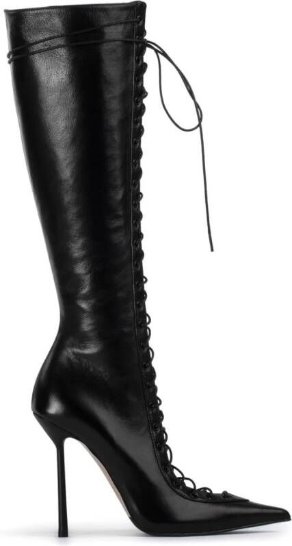Le Silla Colette 120mm knee boots Black