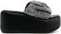 Le Silla crystal-embellished platform sandals Black - Thumbnail 1