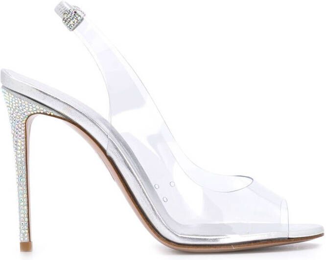 Le Silla Divina sling-back sandals White