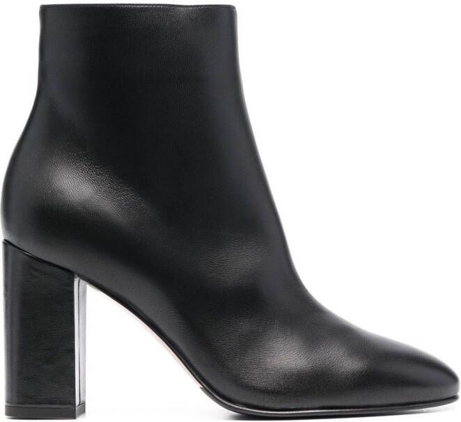 Le Silla Elle 90mm leather ankle boots Black