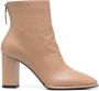 Le Silla Elsa 85mm leather ankle boots Neutrals - Thumbnail 1
