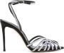 Le Silla Embrace 105mm crystal-embellished sandals Black - Thumbnail 1