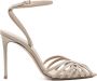 Le Silla Embrace 105mm glittered sandals Gold - Thumbnail 1