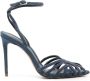 Le Silla Embrace 110mm denim sandals Blue - Thumbnail 1