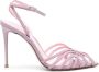 Le Silla Embrace 110mm glitter-embellished sandals Pink - Thumbnail 1
