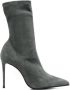 Le Silla Eva 100mm suede ankle boots Grey - Thumbnail 1
