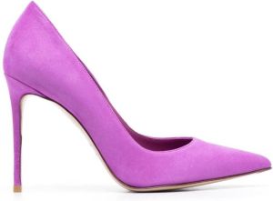 Le Silla Eva 100mm suede pumps Purple