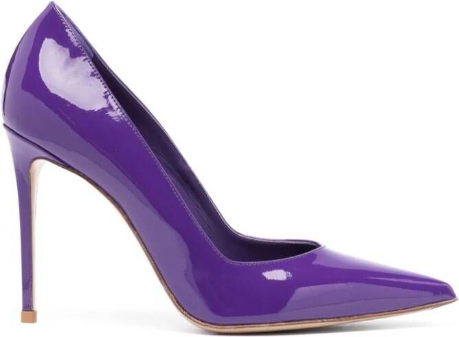 Le Silla Eva 105mm pointed-toe pumps Purple