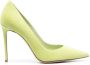 Le Silla Eva 105mm suede pumps Green - Thumbnail 1