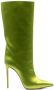 Le Silla Eva 110mm mid-calf pointed boots Green - Thumbnail 1