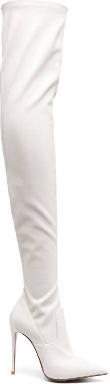 Le Silla Eva 115mm thigh-high boots White