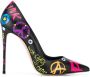 Le Silla Eva 120 printed pumps Black - Thumbnail 1