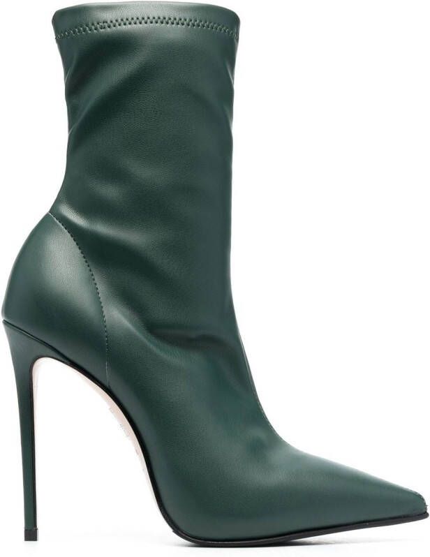 Le Silla Eva 120mm ankle boots Green