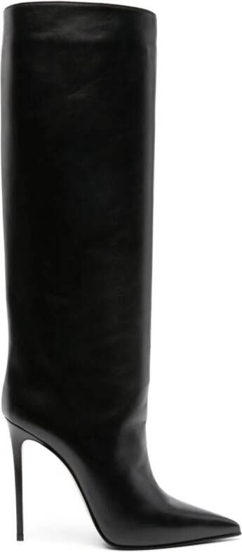 Le Silla Eva 120mm knee-length leather boots Black