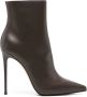 Le Silla Eva 120mm leather ankle boots Brown - Thumbnail 1