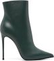 Le Silla Eva 120mm leather ankle boots Green - Thumbnail 1