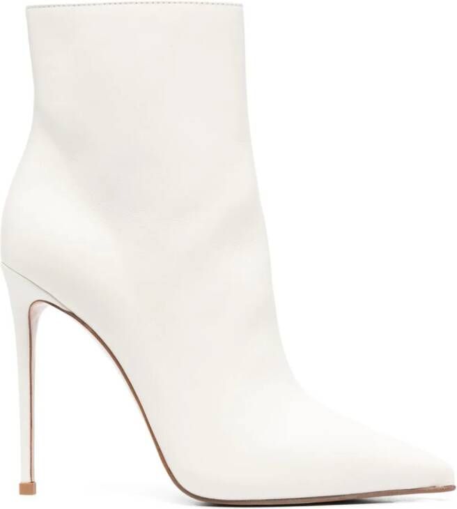 Le Silla Eva 120mm leather ankle boots Neutrals