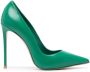Le Silla Eva 120mm leather pumps Green - Thumbnail 1