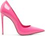Le Silla Eva 120mm leather pumps Pink - Thumbnail 1