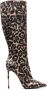 Le Silla Eva 120mm leopard-print boots Brown - Thumbnail 1