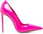 Le Silla Eva 120mm patent leather pumps Pink - Thumbnail 1