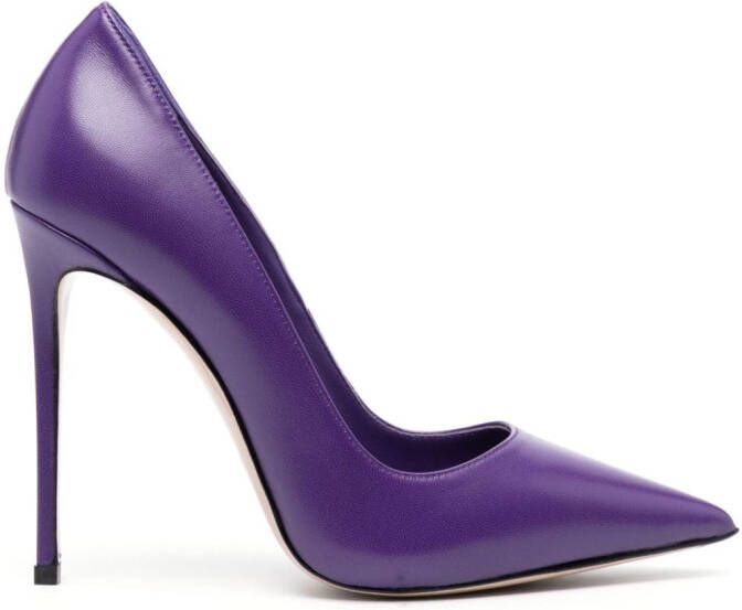 Le Silla Eva 120mm pointed-toe pumps Purple
