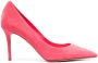 Le Silla Eva 90mm suede pumps Pink - Thumbnail 1