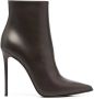 Le Silla Eva leather 125mm ankle boots Brown - Thumbnail 1