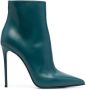 Le Silla Eva leather 125mm ankle boots Green - Thumbnail 1