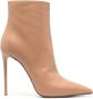 Le Silla Eva stiletto ankle boots Brown - Thumbnail 1