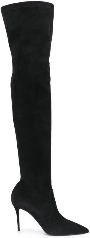 Le Silla Eva stretch boots Black